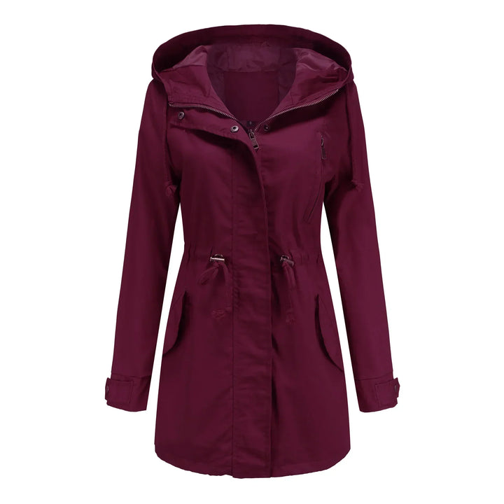 Levoire | Veste coupe-vent unie pour l'automne Rouge