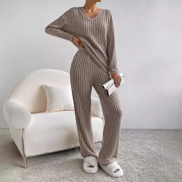 Levoire | Ensemble Tricot Châtaigne clair