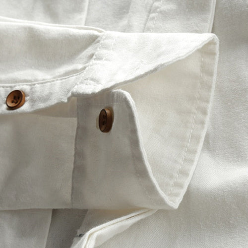 Levoire | Chemise Pour Homme À Manches Longues Décontractée Avec Plusieurs Boutons