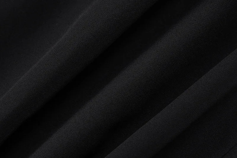 Levoire | Noir Profond V - Sans Manches Mini-Robe