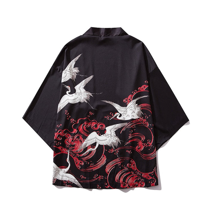 Levoire | Manteau Traditionnel Imprimé Carpe Vague