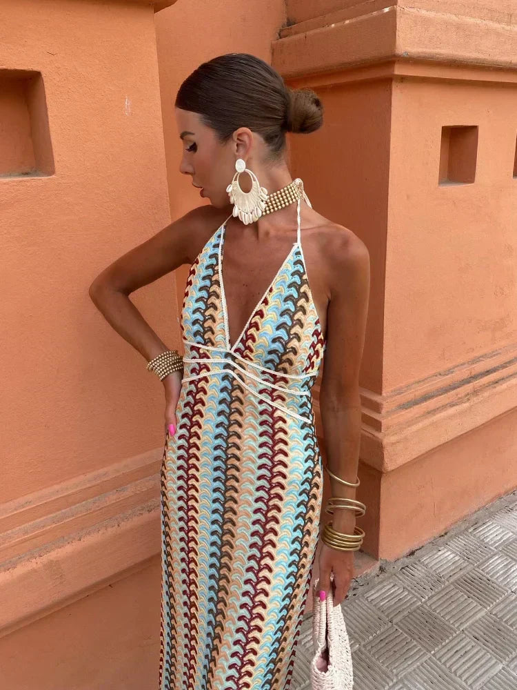 Levoire | Robe Sans Dos À Décolleté En V
