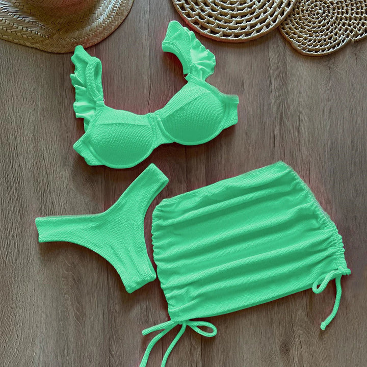 Levoire | Ensemble De Maillot De Bain Bikini 2 Pièces Avec Jupe 5