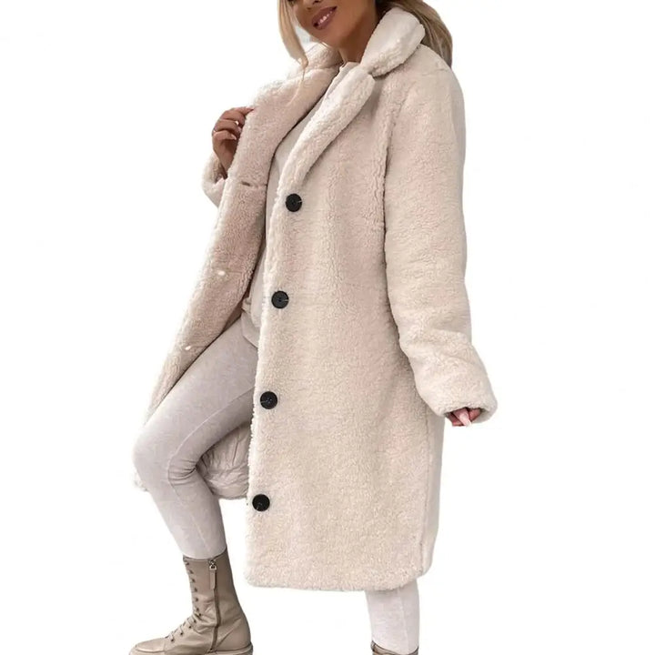 Levoire | Manteau en peluche Abricot