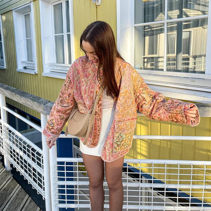 Levoire | Veste Élégante Avec Imprimé Et Sensation Douce Comme Le Cachemire
