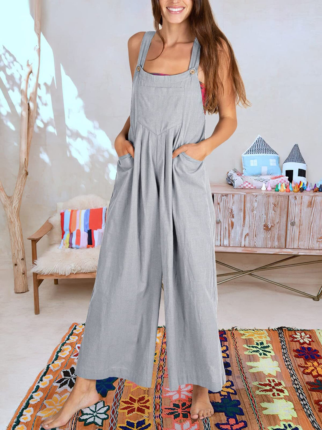 Levoire | Combinaison Sans Manches Pour Femmes Gris