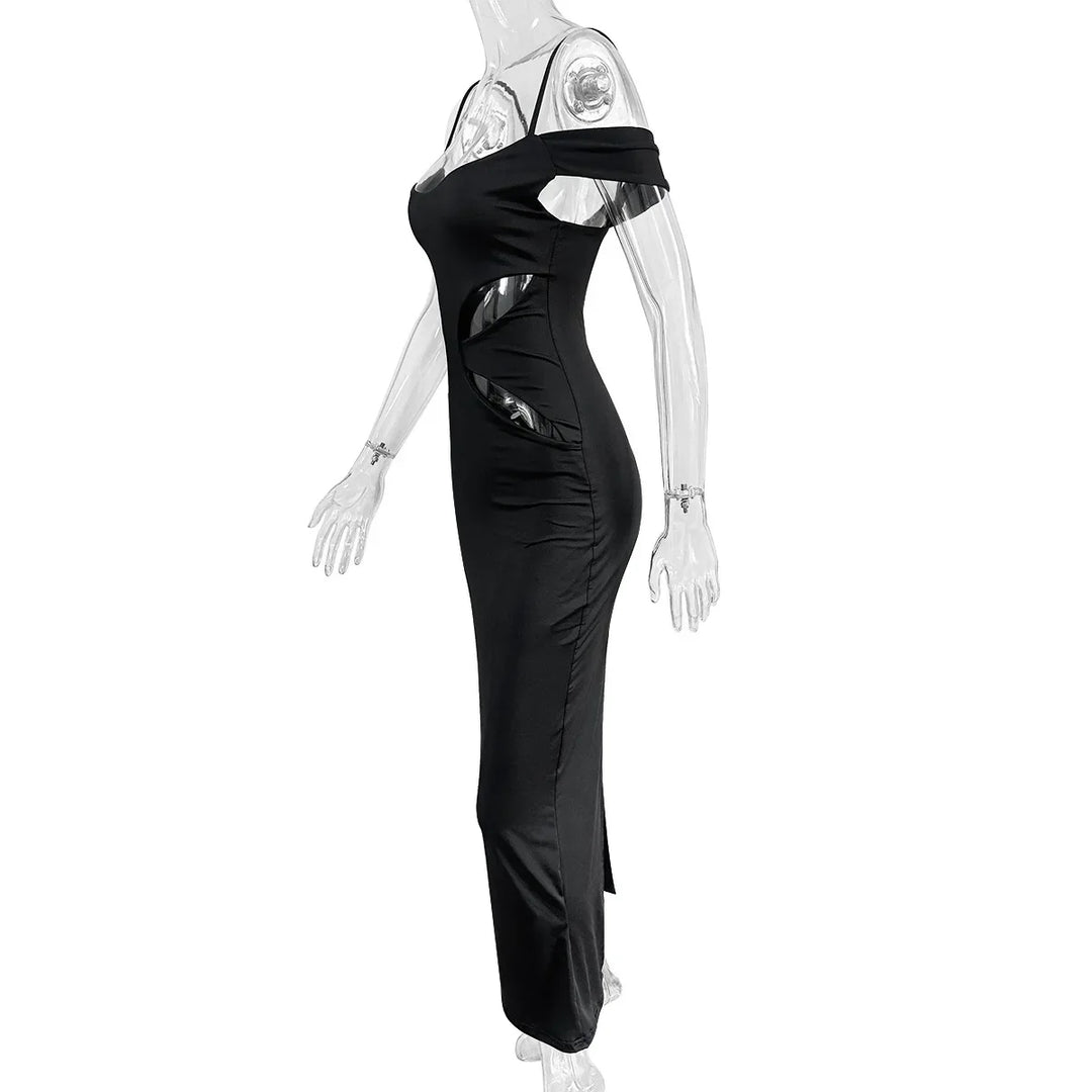 Levoire | Robe Maxi À Bretelles Spaghetti Sans Dos