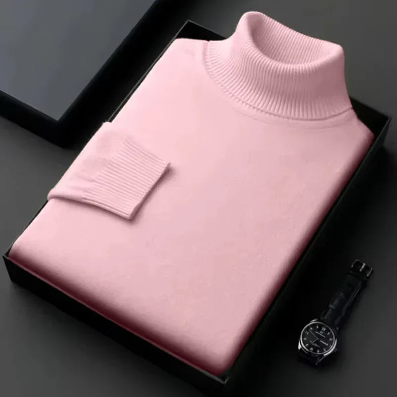 Levoire | Col Roulé Pour Hommes Rose