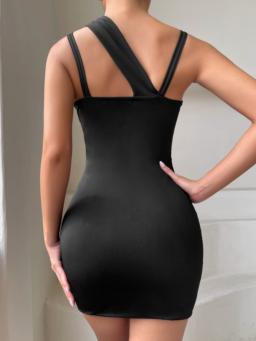 Levoire | Mini Robe Froncée À Bretelles Spaghetti