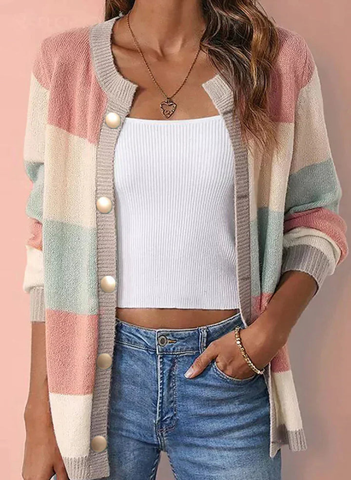 Levoire | Veste En Tricot Élégante Au Design Intemporel Rosa