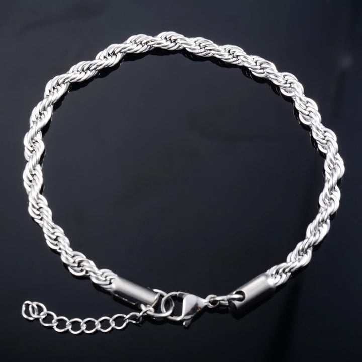 Levoire | Inox Homme & Chaîne Cheville Femme