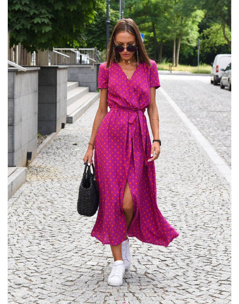 Levoire | Robe à motifs tropicaux Violet