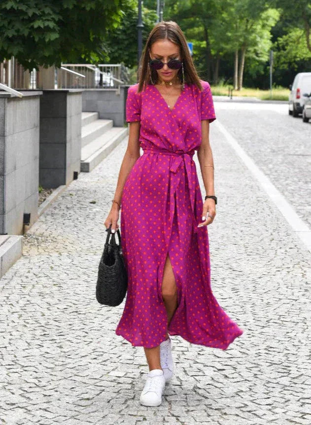 Levoire | Robe D'Été Confortable Pour Femmes Lila