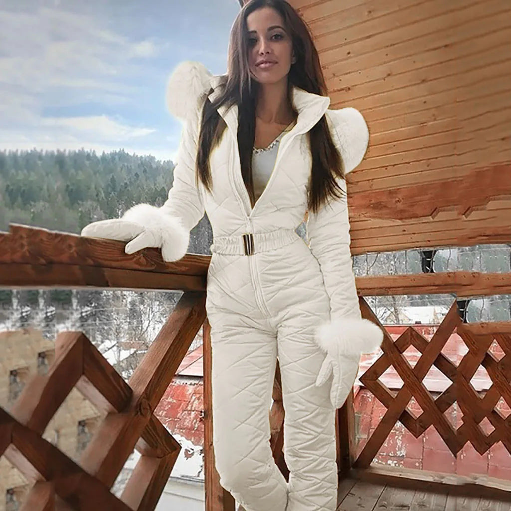 Levoire | Combinaison D'Hiver Élégante Pour Femmes Blanc