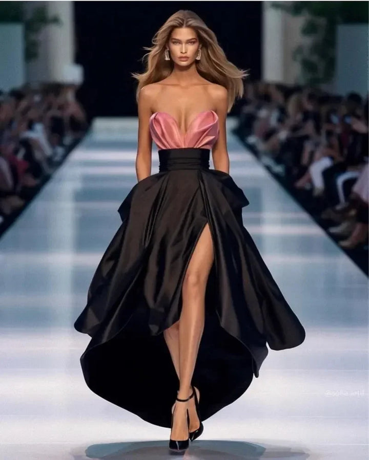 Levoire | Haute Gamme Jupe Haute Basse Noire