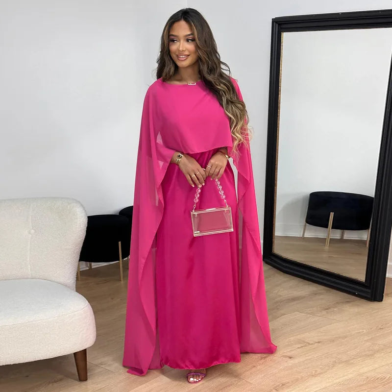 Levoire | Velours Robe Longue Pour Une Présentation Élégante Rosa