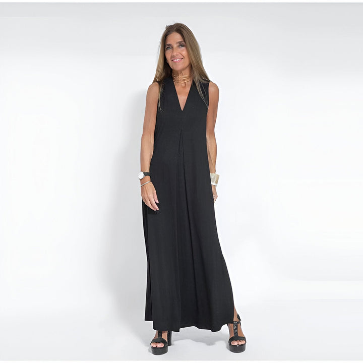 Levoire | Robe Maxi Avec Blazer Noir