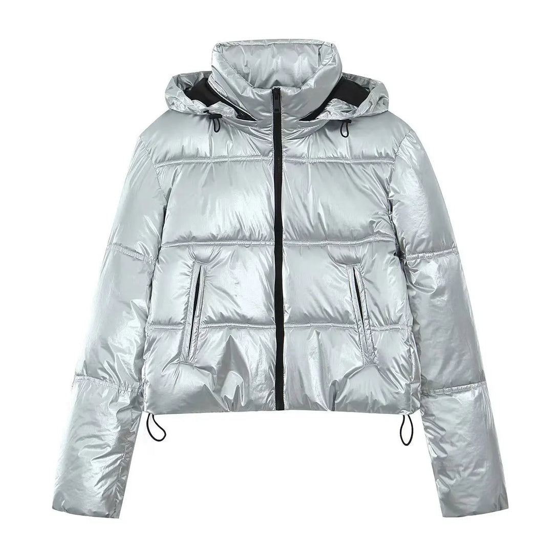 Levoire | Sweat-Shirt À Capuche À Col Haut À Manches Longues Avec Poches Gris