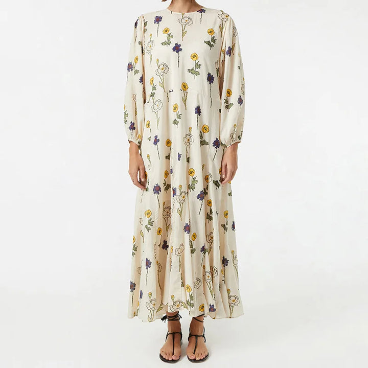 Levoire | Robe À Volants Imprimée