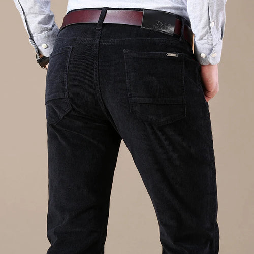Levoire | Pantalons En Velours Côtelé Élastiques Pour Hommes