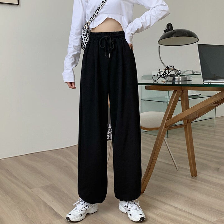 Levoire | Pantalons De Survêtement Décontractés En Style Relax Noir