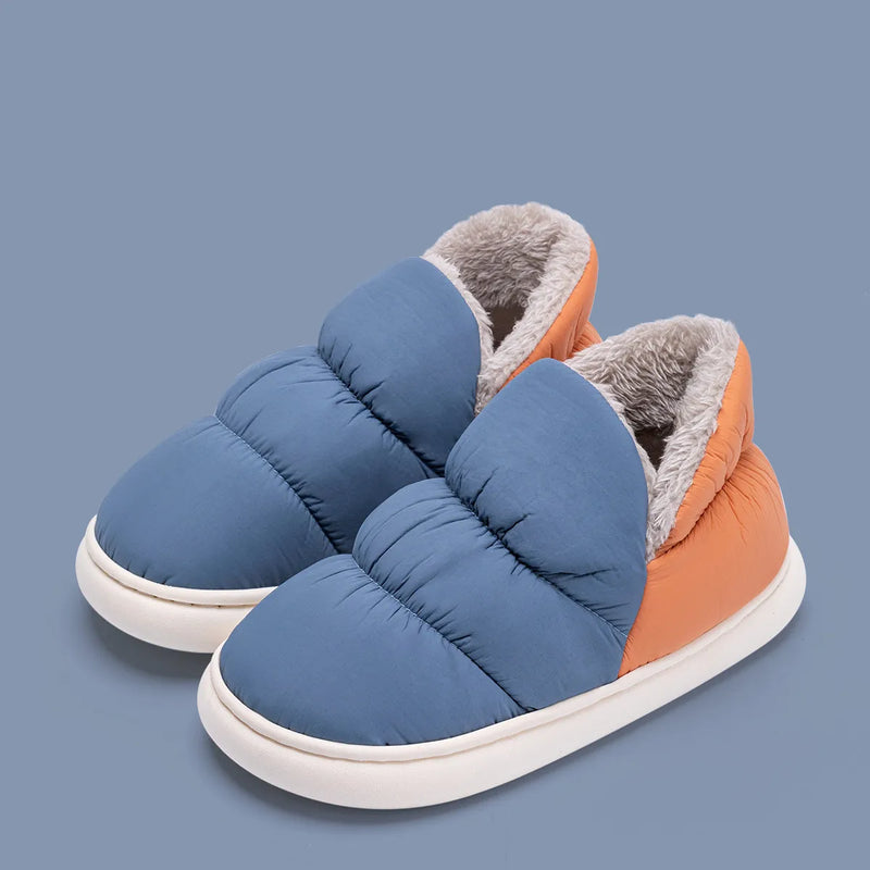 Levoire | Chaussons Imperméables Avec Doublure En Polaire Et Semelle Antidérapante Pour Le Confort Bleu