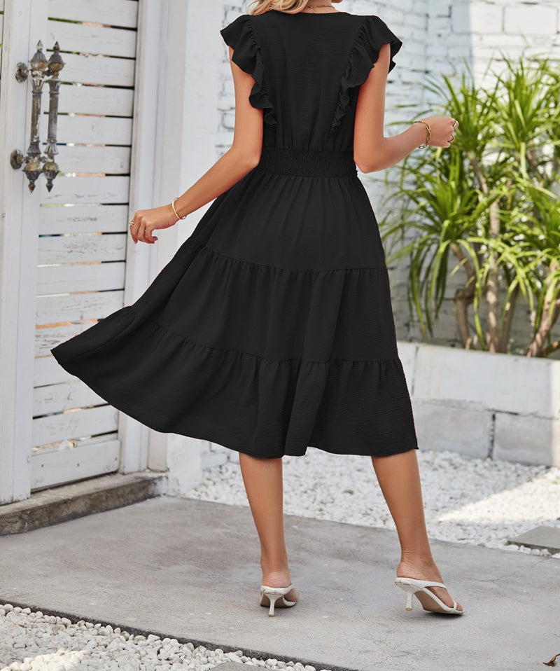 Levoire | Robe Midi Décontractée Pour Femmes