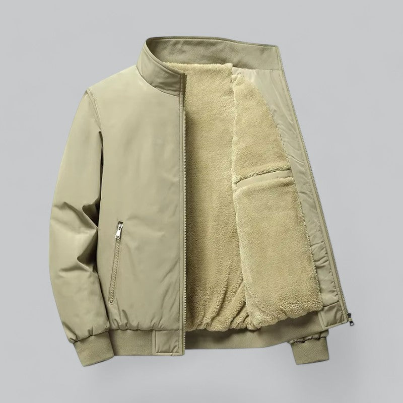 Levoire | Manteau polaire manches longues chaud Kaki