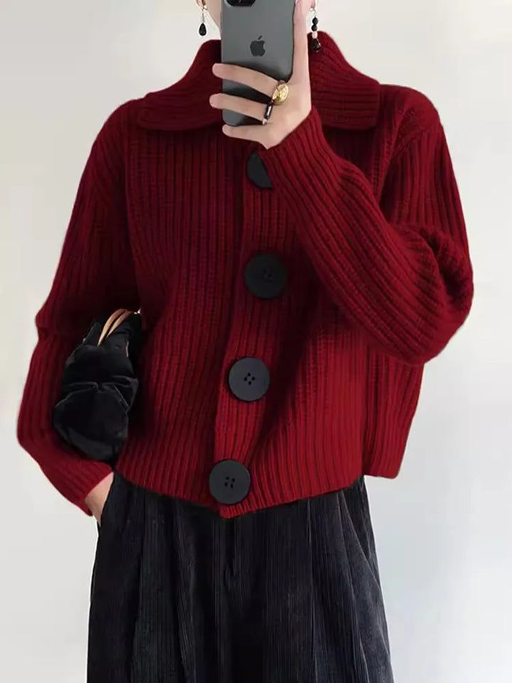 Levoire | Veste En Tricot Élégante Avec Fermeture À Boutons