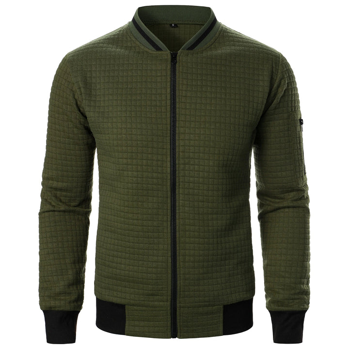 Levoire | Pull Luxe Polaire Homme Col Montant Élégant Vert olive