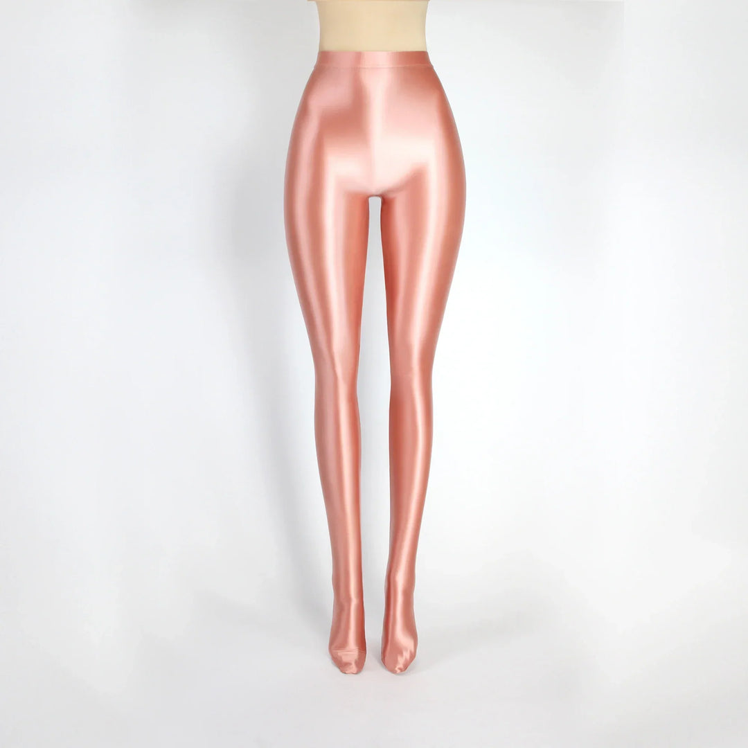 Levoire | Collants Satin Brillant rose fumé