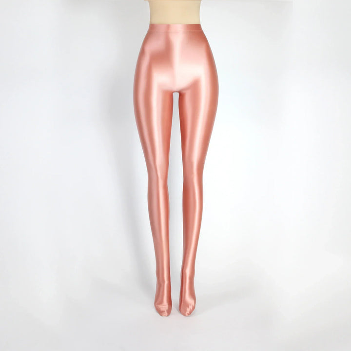 Levoire | Collants Satin Brillant rose fumé
