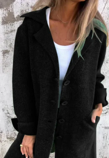 Levoire | Manteau d'automne élégant Noir (Seulement 2 unités disponibles)