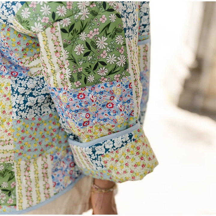Levoire | Veste Matelassée En Patchwork Décontractée