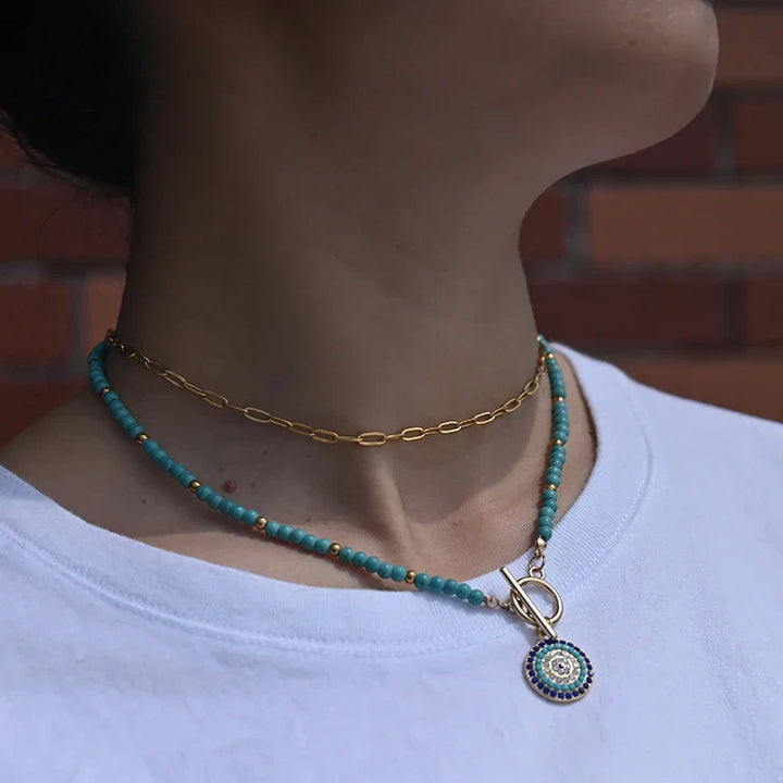 Levoire | Choker En Pierre Colorée