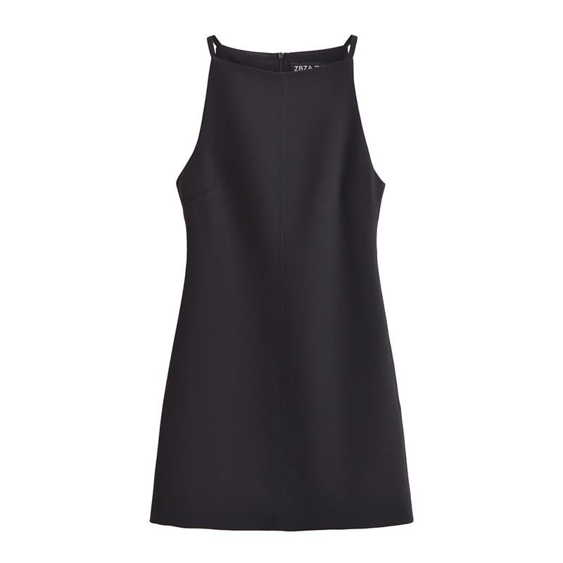 Levoire | Sans Bretelles, Robe Minime Droite Pour Femmes Noir
