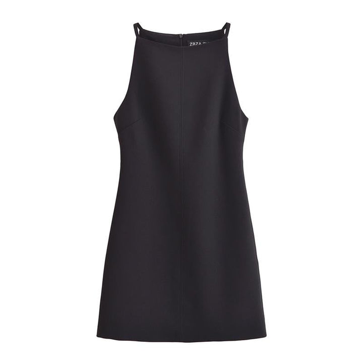 Levoire | Sans Bretelles, Robe Minime Droite Pour Femmes Noir