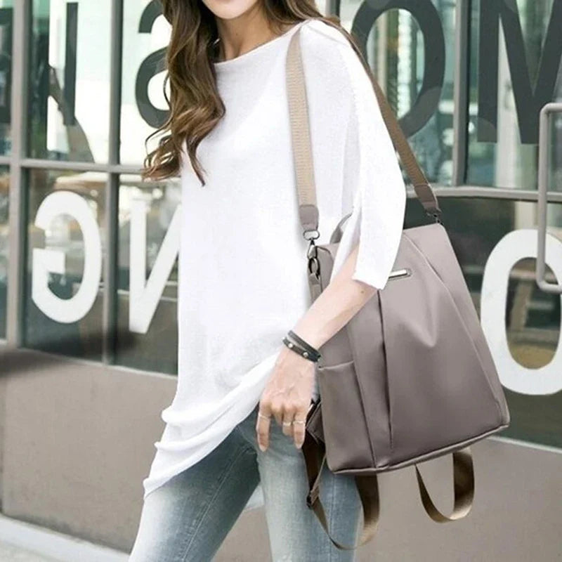 Levoire | Sac À Dos Féminin Moderne Multifonctionnel Tendance Et Sac À Main Khaki 28*12*31