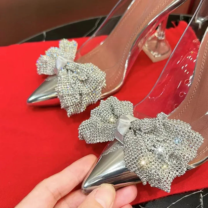 Levoire | Nouveau Style De Fée Nœud Transparent Talons Hauts