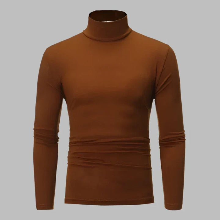 Levoire | Pull Mince Élégant Pour Homme Braun