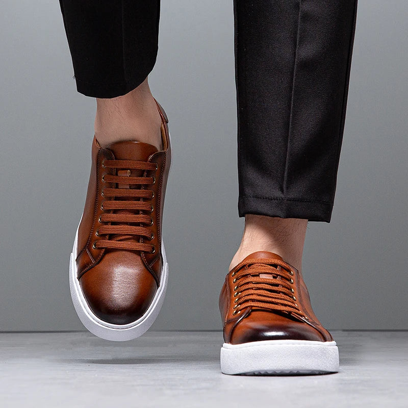 Levoire | Baskets En Cuir Pour Homme
