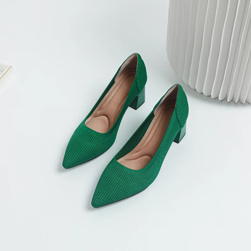 Levoire | Chaussures À Talons Colorées Luxueuses Pour Femmes Vert