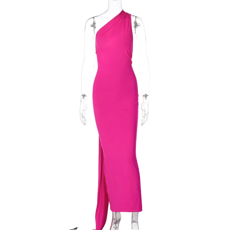 Levoire | Une Épaule Dos Lié Sans Manches Maxi-Vêtements