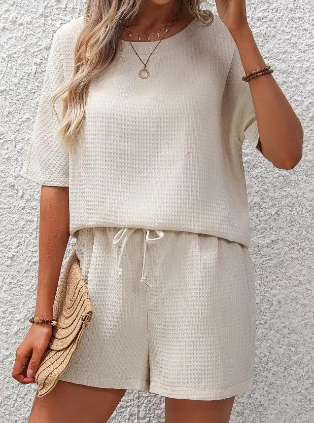Levoire | Ensemble D'Été Stylé Beige