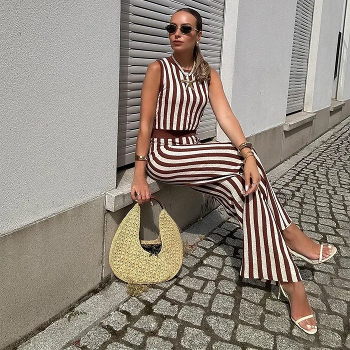 Levoire | Haut Sans Manches Et Pantalon Large