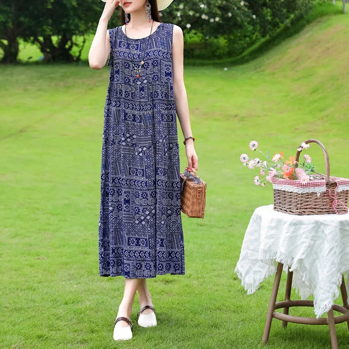 Levoire | Robe Longue Bohème Grande Taille L