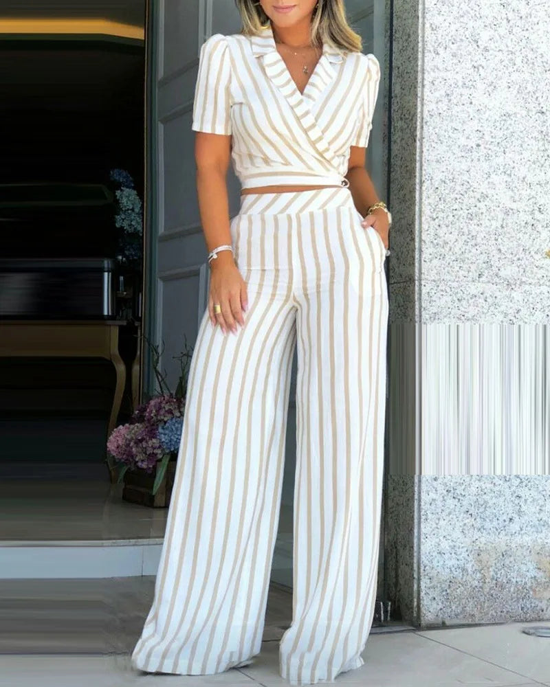 Levoire | Ensemble De Mode Rayé