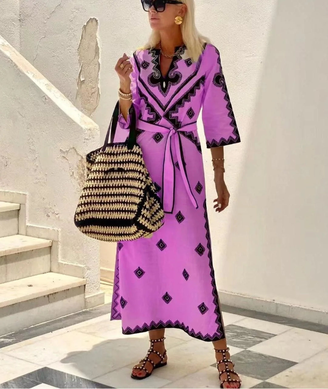 Levoire | Antiquité Costume En Lin Lilas