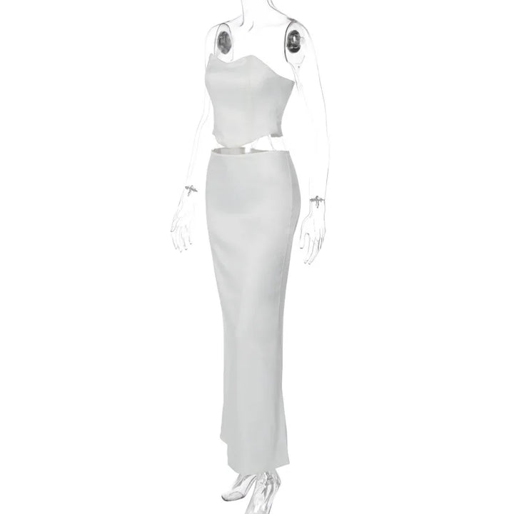 Levoire | Top Court Style Corset & Ensemble Jupe Longue