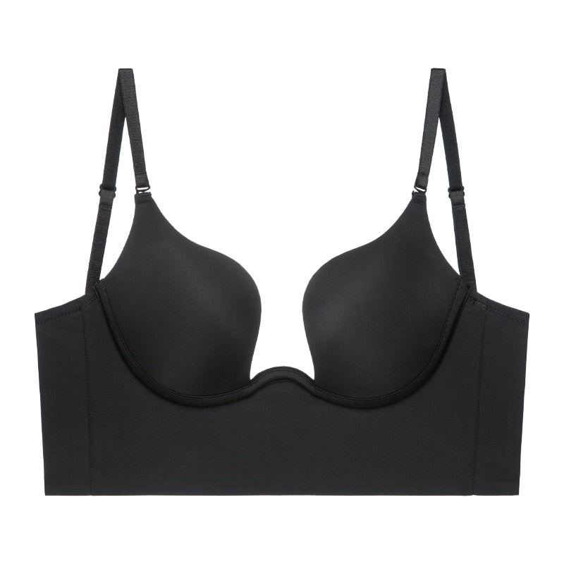 Levoire | Soutien-Gorge Push-Up Avec Fermeture Approfondie Noir